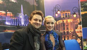 Aleksandra Golovkina su treneriu Dmitrijumi Kozlovu