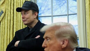 D. Trumpas ir E. Muskas / Kevin Lamarque / REUTERS