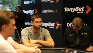 Mantas Kalnietis pokerio turnyre / Betsafe nuotr.