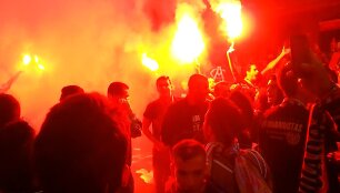 &bdquo;Atletico&ldquo; klubo fanai prie&scaron; Madrido derbį