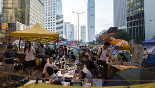 &bdquo;Occupy Central&ldquo; protestuotojai Honkonge 