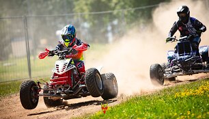 &bdquo;SuperMoto&ldquo; čempionato Elektrėnuose įspūdingiausios akimirkos