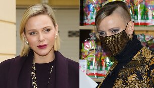 Monako princesės Charlene naujas įvaizdis