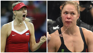 Marija &Scaron;arapova ir Ronda Rousey