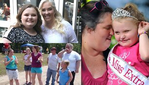 Alana Thompson, geriau žinoma kaip Honey Boo Boo, ir jos &scaron;eima