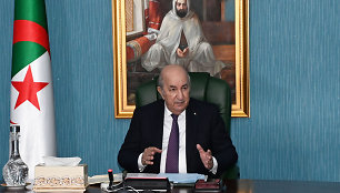 Alžyro prezidentas Abdelmadjidas Tebboune'as