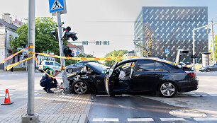 BMW ir &bdquo;Toyota&ldquo; avarija Rinktinės gatvėje
