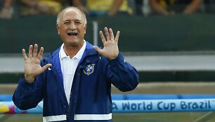 Brazilijos futbolo rinktinės treneris Luizas Felipe Scolari