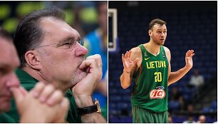 Arvydas Sabonis ir Donatas Motiejūnas