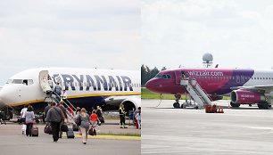 „Ryanair“ ir „WizzAir“ avialinijos