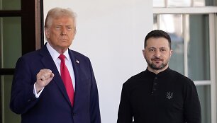 Donaldas Trumpas ir Volodymyras Zelenskis