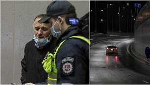 Naktinio reido Vilniuje metu įkliuvęs girtas kartvelas ir namo i&scaron;ėjusi keleivė