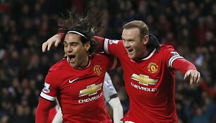 Radamelis Falcao ir Wayne'as Rooney