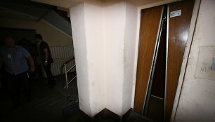 &Scaron;iauliuose nukrito liftas