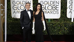 George'as Clooney su žmona Amal Clooney