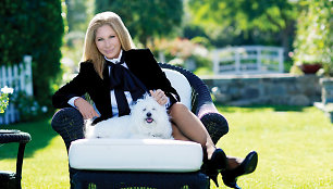 Barbra Streisand su augintine Samantha 