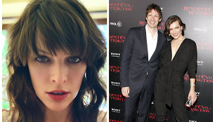 Milla Jovovich su sutuoktiniu Paulu W.S. Andersonu