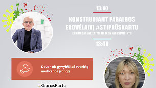 „Skirtingų Spalvų“ konferencijoje apie COVID-19 – diskusija su Edmundu Jakilaičiu