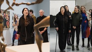 Marina Abramović apsilankė MO muziejuje Vilniuje