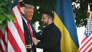 Donaldas Trumpas, Volodymyras Zelenskis / Scanpix