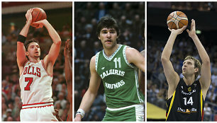 Toni Kukočius, Arvydas Sabonis ir Dirkas Nowitzkis