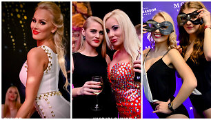 Vakarėlio klube &bdquo;Mojo Lounge Vilnius&ldquo; akimirka