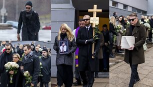 Agnės Jagelavičiūtės urnos i&scaron;ne&scaron;imas