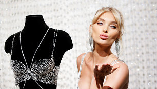 Elsa Hosk ir „Fantasy Bra“ liemenėlė