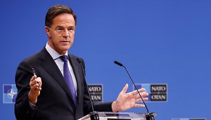 NATO vadovas Markas Rutte / Johanna Geron / REUTERS