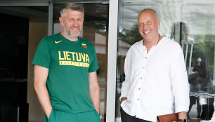 Darius Maskoliūnas ir Rimas Kurtinaitis