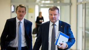 Žygimantas Vaičiūnas ir Saulius Skvernelis