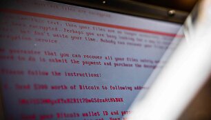 Pinigų prievartautojas &bdquo;Petya&ldquo; kompiuterio ekrane pasirodo tokiu pavidalu
