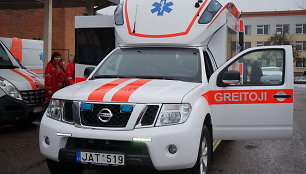 Alytaus greitosio pagalbos automobilis „Nissan Navara“