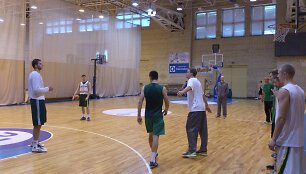 Rezervinės Lieutuvos krep&scaron;inio rinktinės treniruotė