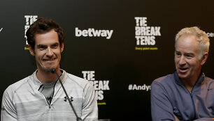 Andy Murray ir Johnas McEnroe