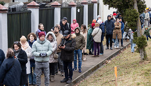 Mitingas prie Rusijos ambasados