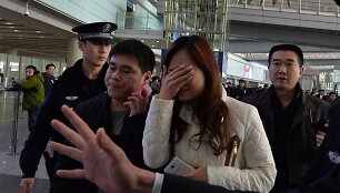 &bdquo;Malaysia Airlines&ldquo; lėktuvo keleivių artimieji Pekine