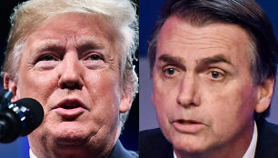 Donaldas Trumpas ir Jairas Bolsonaro