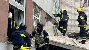 Rusijos ap&scaron;audymo padariniai Černihivui