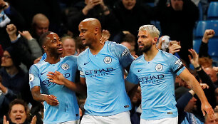 Raheemas Sterlingas, Vincentas Kompany ir Sergio Aguero