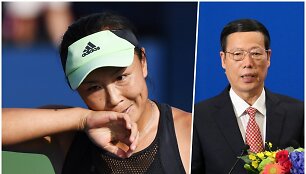 Peng Shuai ir kaltiną Zhangą Gaoli seksualine prievarta