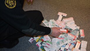Muitininkų sulaikyti nelegalūs vaistai