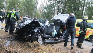 Avarijos vietoje Panevėžio rajone