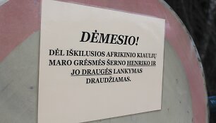 Eismą draudžiantis ženklas