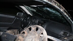 Panevėžio rajone apsivertė &bdquo;Opel Astra&ldquo;