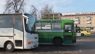 Panevėžio autobusų stotyje