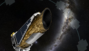 Kepler teleskopas kosmose menininko akimis