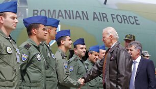 JAV viceprezidentas Joe Bidenas Rumunijoje