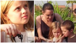 Kambodžoje Angelina Jolie su vaikais skanavo vietinių delikatesų &ndash; vabzdžių, vorų ir skorpionų
