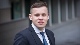 Lietuvos banko Tarptautinių ry&scaron;ių departamento Ekonominės politikos analizės skyriaus vyresnysis ekonomistas Simonas Algirdas Spurga 